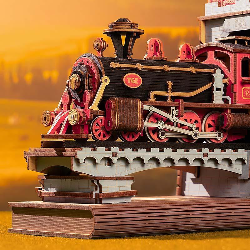 Diyion™ | Vintage Railway train Bookends - Diyion