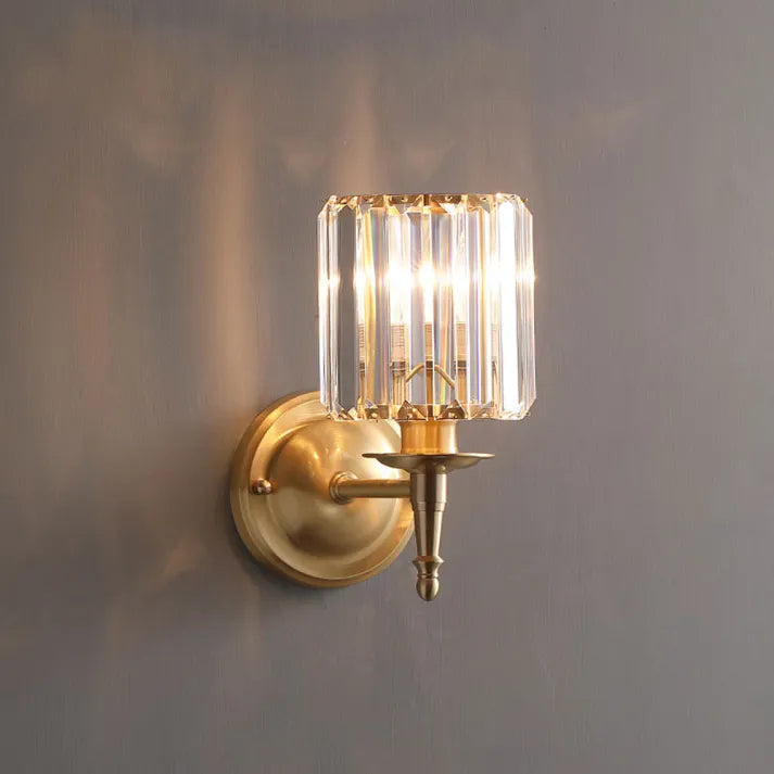 GlowVintage – Luxe Crystal Wall Lamp