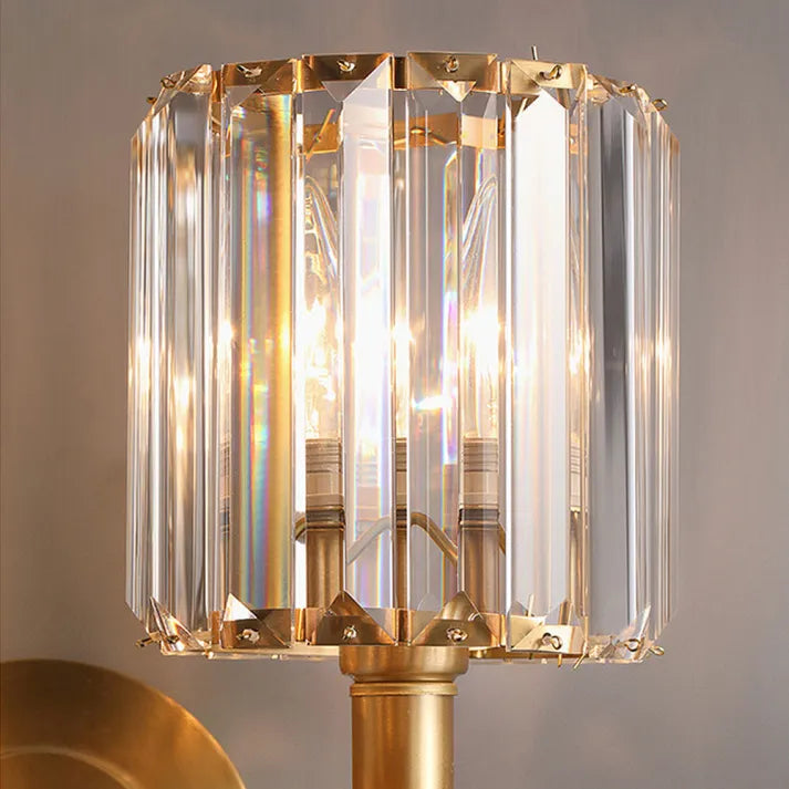 GlowVintage – Luxe Crystal Wall Lamp