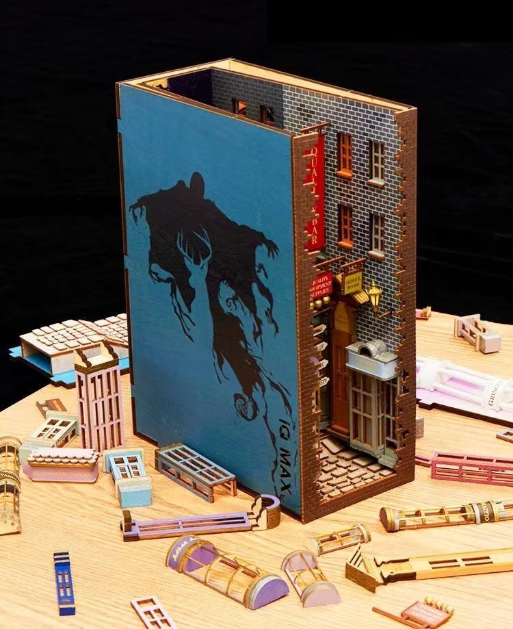 Diagon Alley Book Nook Kit | Colored Version