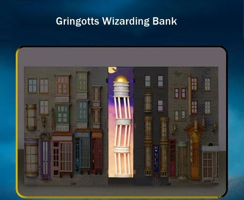 Diagon Alley Book Nook Kit | Colored Version
