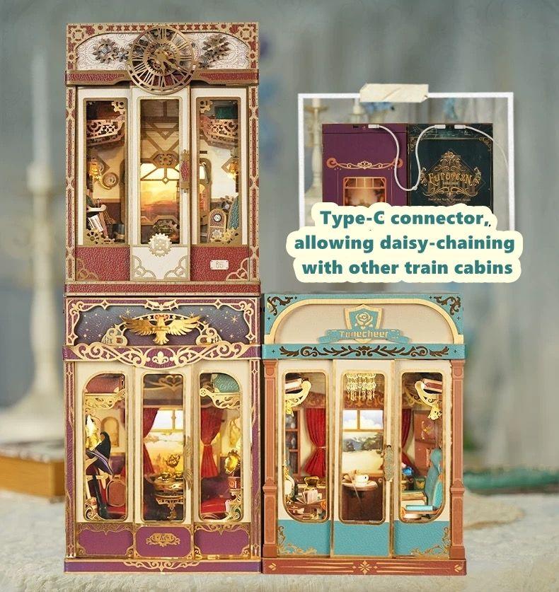 Infinity Train Cabin DIY Book Nook Kit – Travels in Europe - DIYION