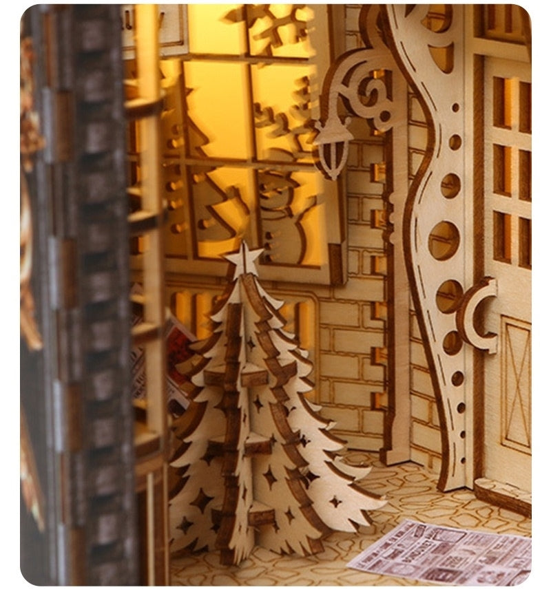 Magic Diagon Alley DIY Book Nook kit | Christmas Version