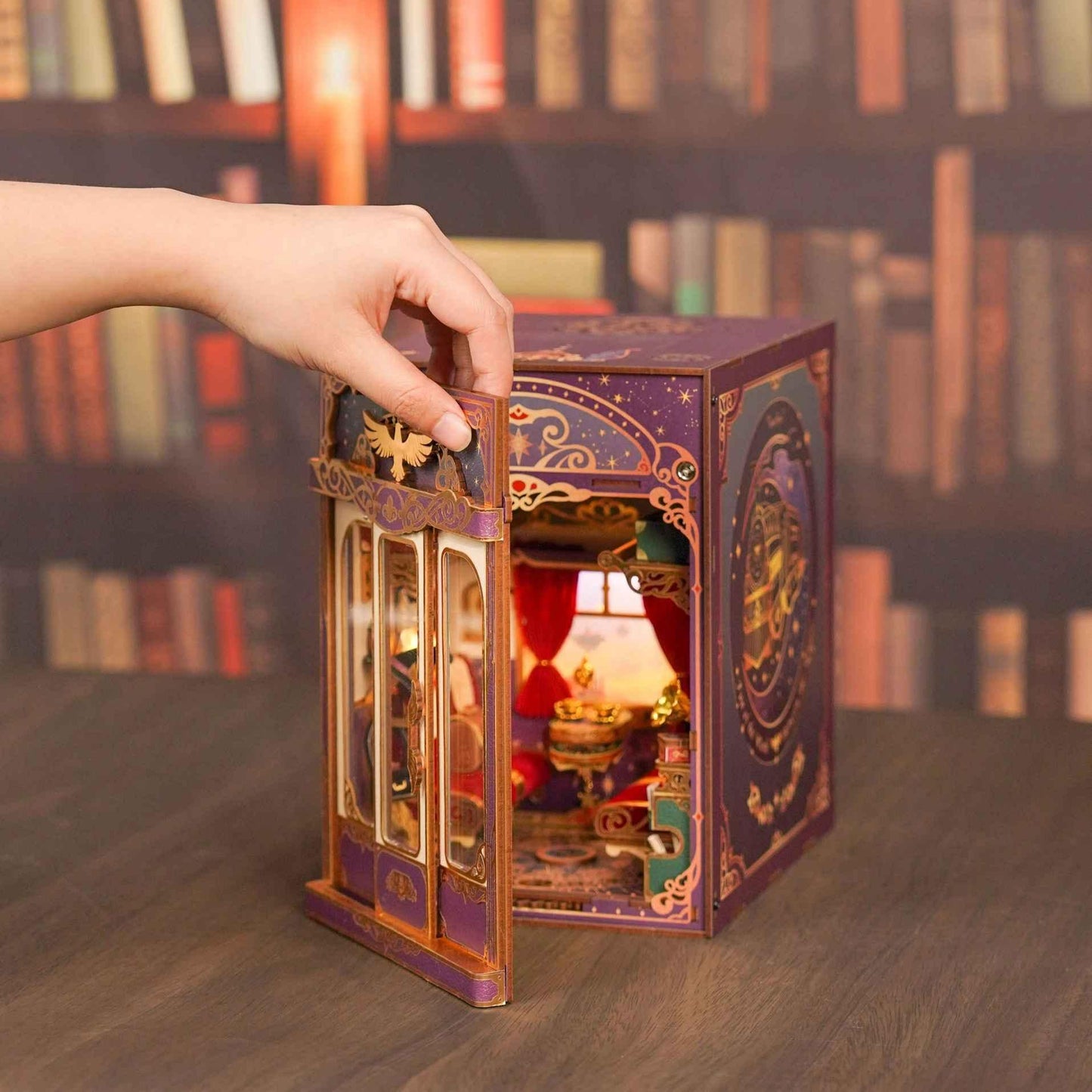 Magical Journey Train Cabin DIY Book Nook Kit | Motion Scene - DIYION