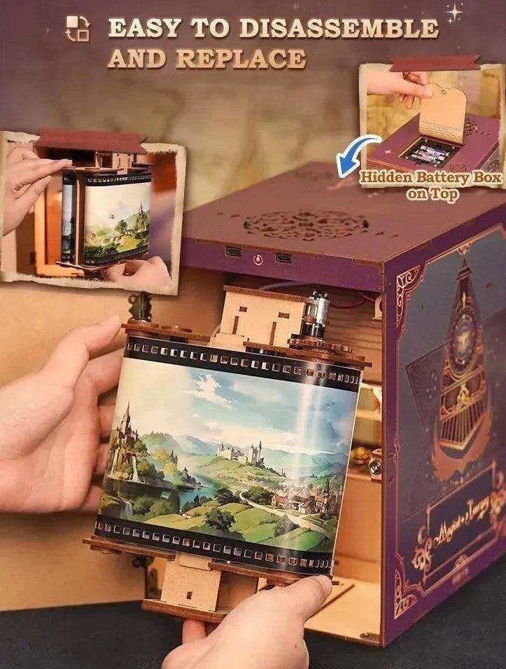 Magical Journey Train Cabin DIY Book Nook Kit | Motion Scene - DIYION