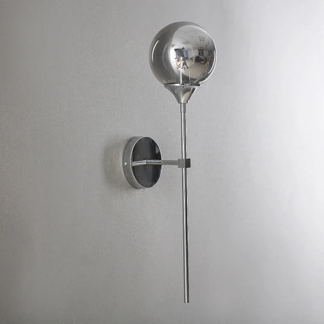 GlimmerLume – Sleek Scandinavian Glass Wall Light