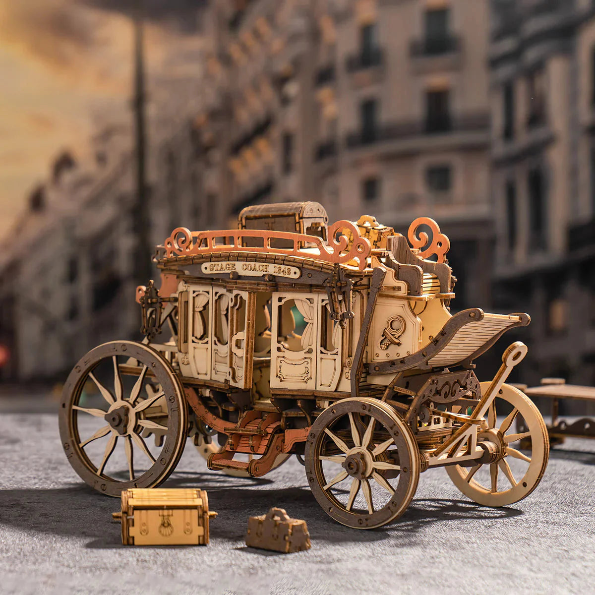 Diyion | Victorian Stagecoach Musical Mechanical Kit