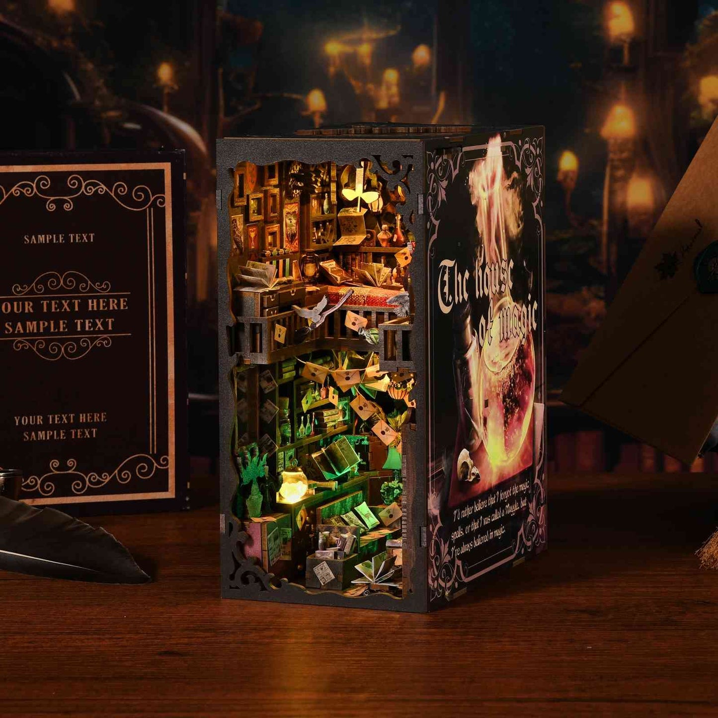 The House of Magic DIY Book Nook Kit - DIYION