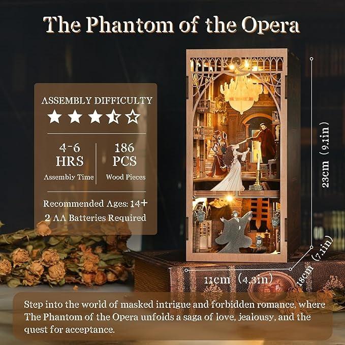 The Phantom of The Opera DIY Book Nook Kit - DIYION