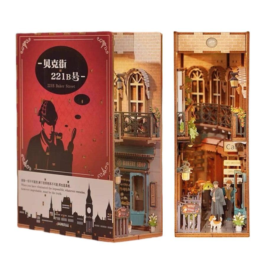 221B Baker Street DIY Book Nook Kit - Sherlock Holmes Inspired - DIYION