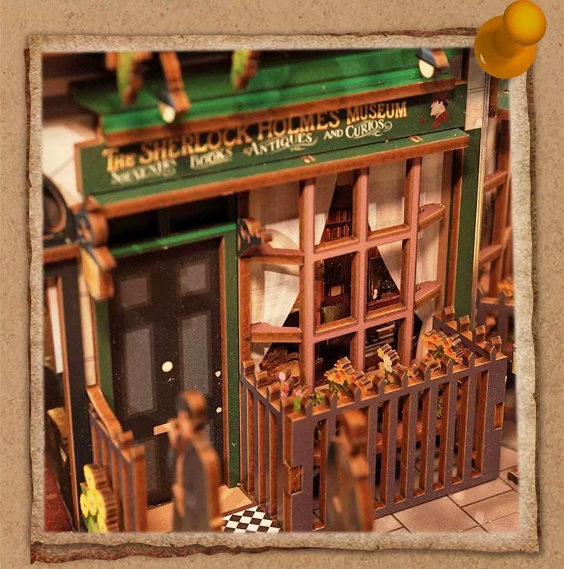 221B Baker Street DIY Book Nook Kit - Sherlock Holmes Inspired - DIYION