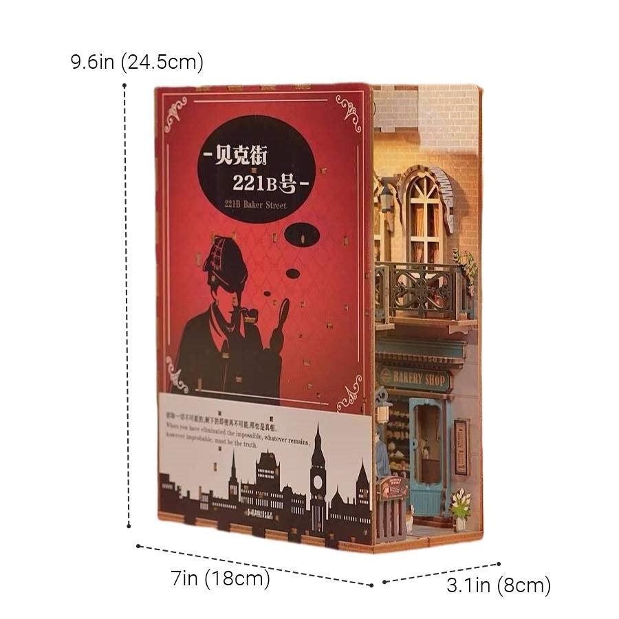 221B Baker Street DIY Book Nook Kit - Sherlock Holmes Inspired - DIYION