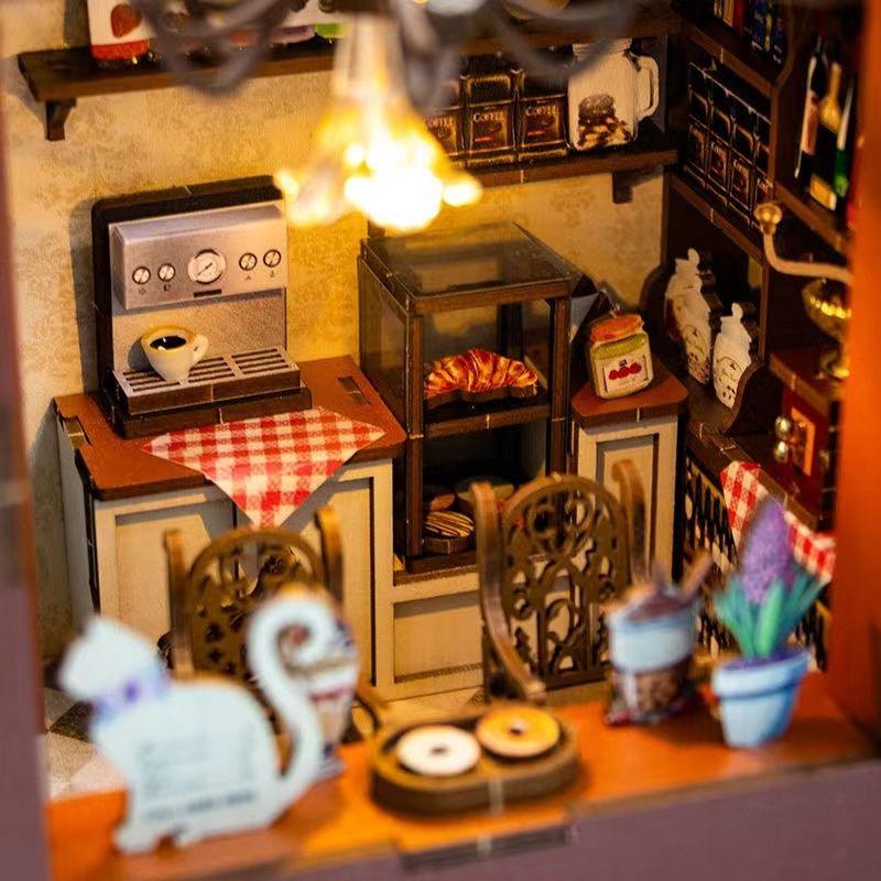 Coffee House DIY Book Nook Kit - DIYION