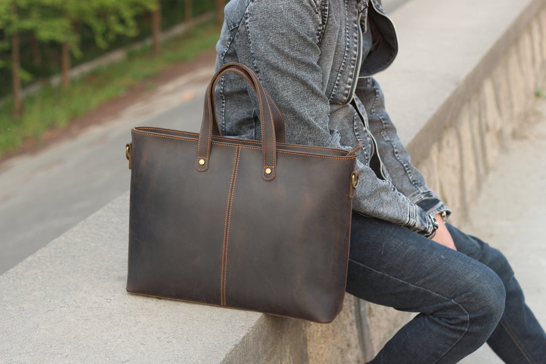 Leren shopper 13 L – Aika — 43