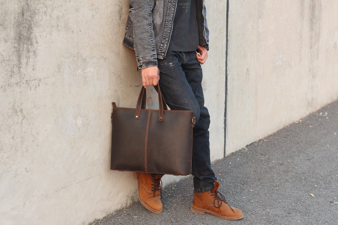 Leren shopper 13 L – Aika — 45