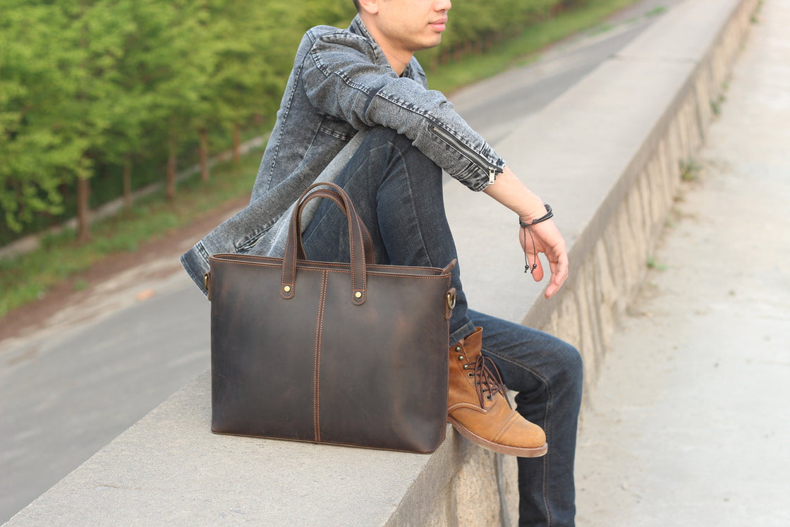 Leren shopper 13 L – Aika — 67