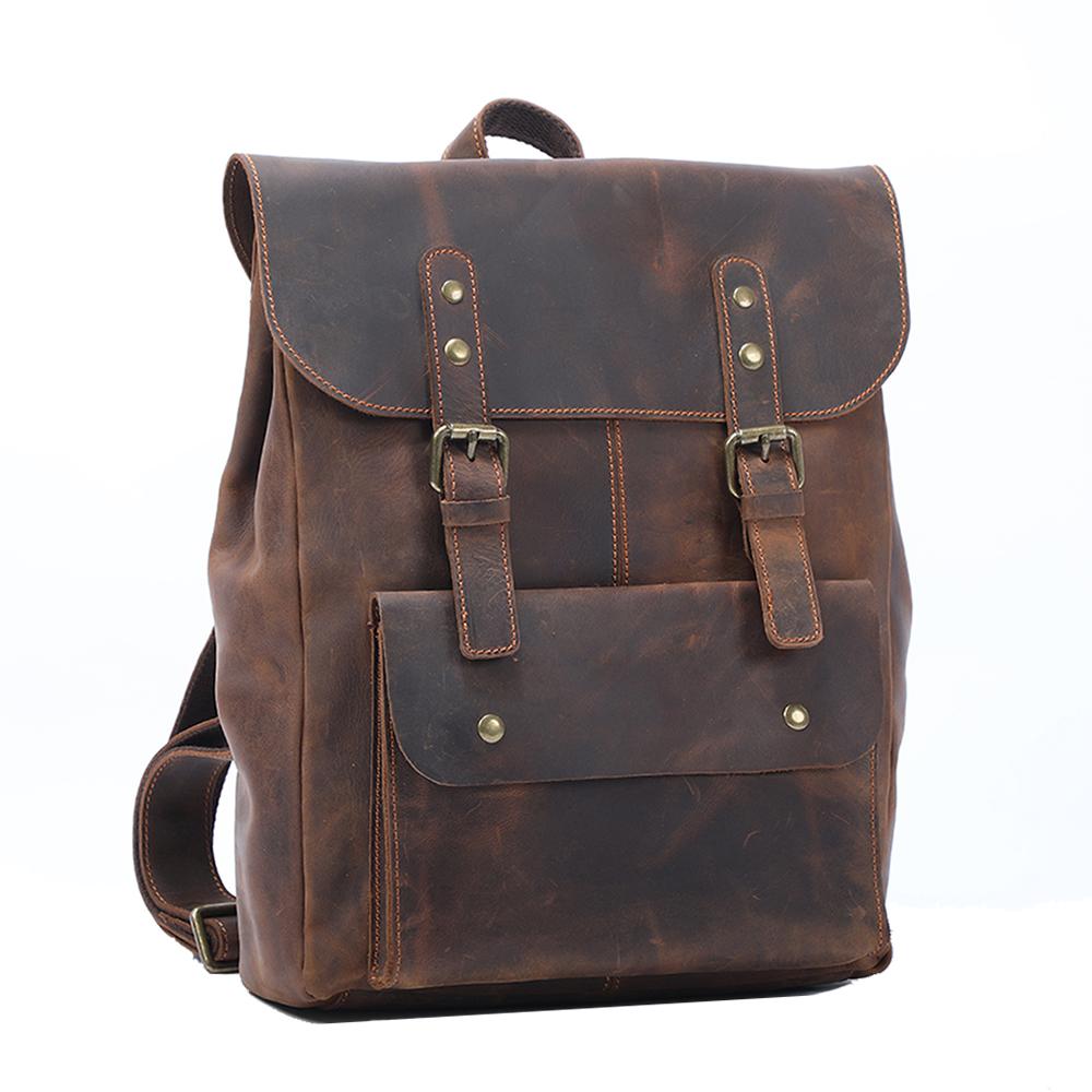 Alba — Vintage Leather Backpack, image 2