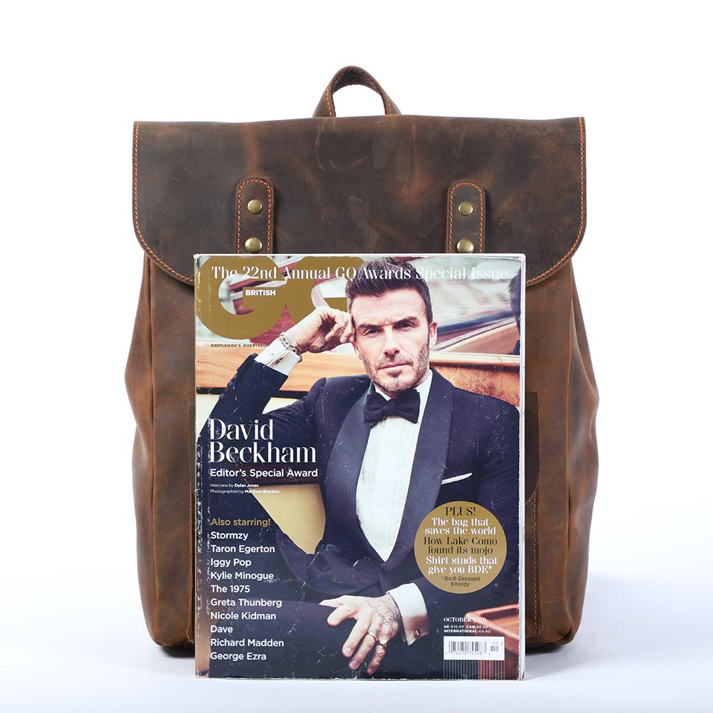 Alba — Vintage Leather Backpack, image 5