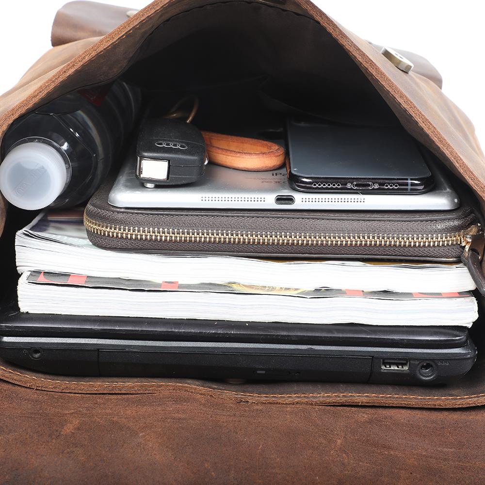 Alba — Vintage Leather Backpack, image 9