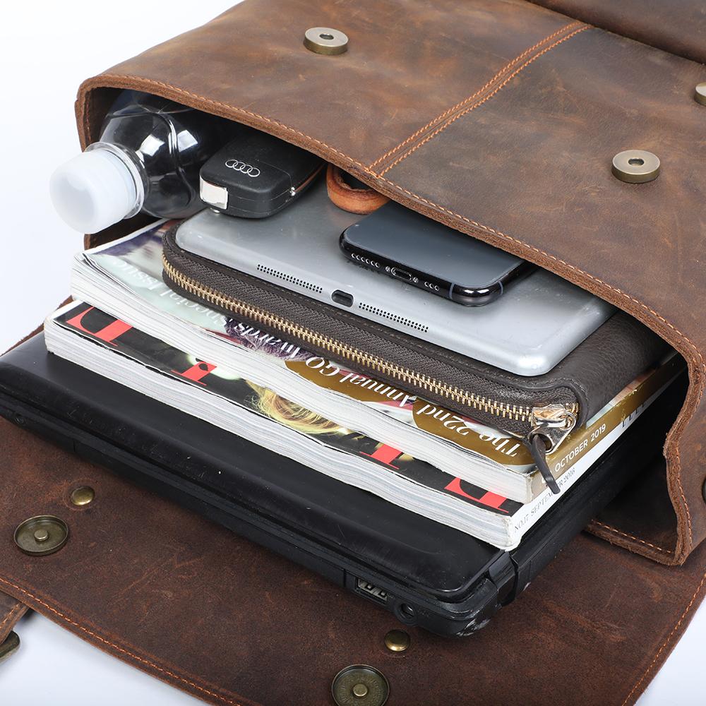Alba — Vintage Leather Backpack, image 10