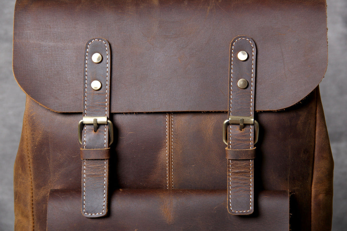 sac À dos cuir camel