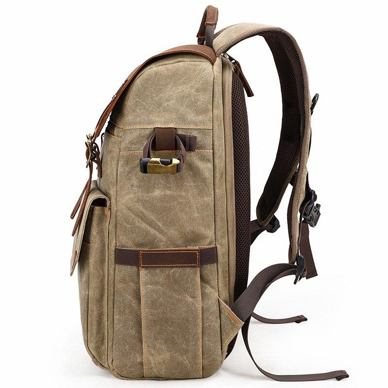 Algonquin — Waxed Canvas Camera Backpack, image 4