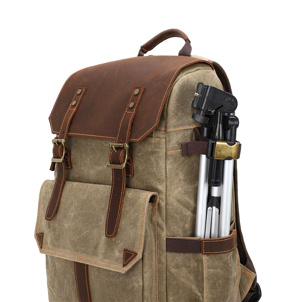 Algonquin — Waxed Canvas Camera Backpack, image 10