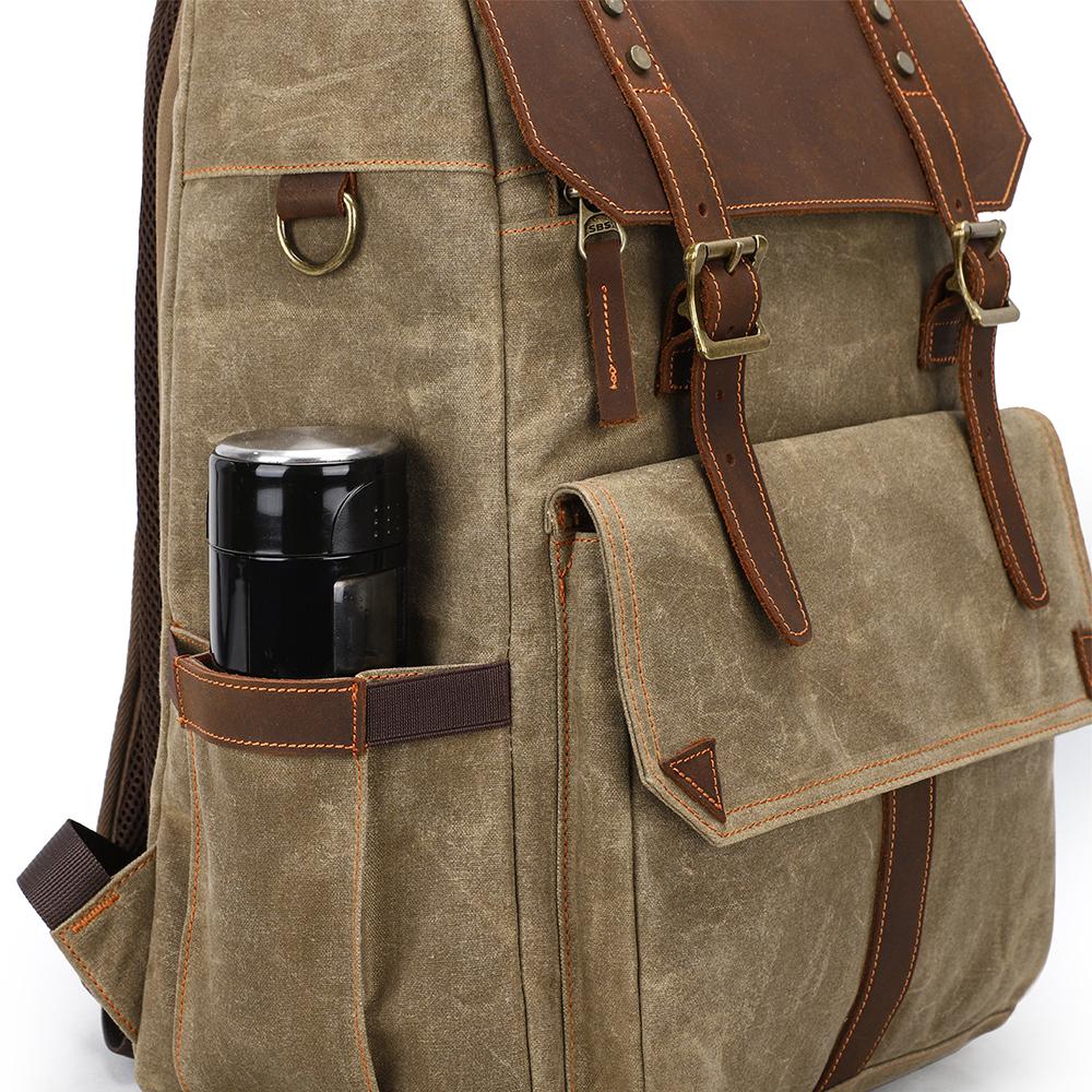 Algonquin — Waxed Canvas Camera Backpack, image 11