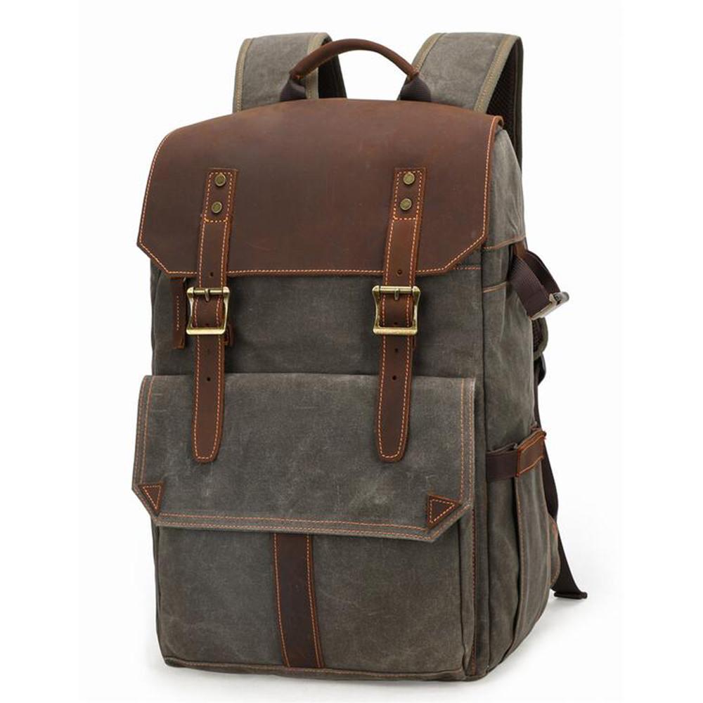 Algonquin — Waxed Canvas Camera Backpack, image 16