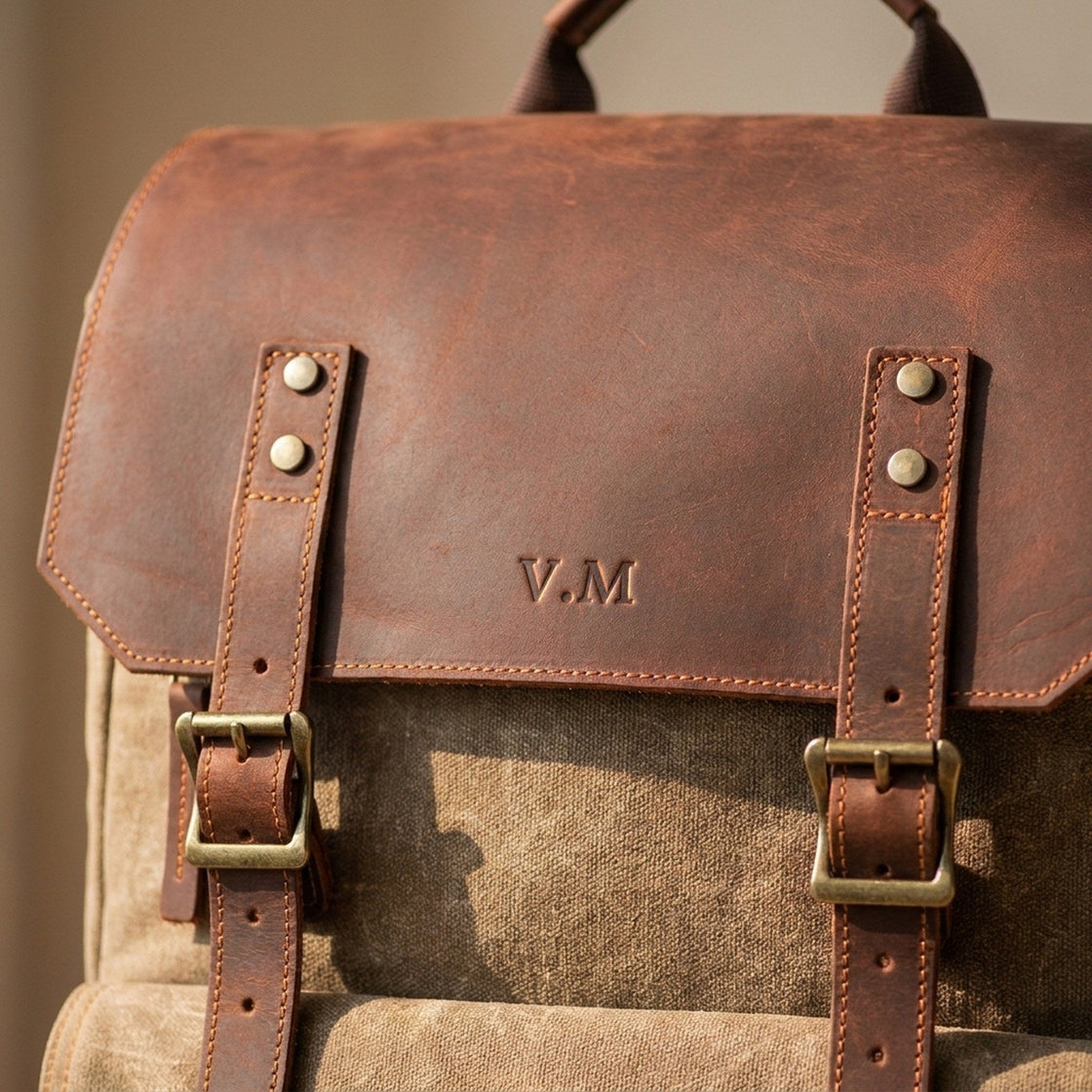 Algonquin — Waxed Canvas Camera Backpack, image 22