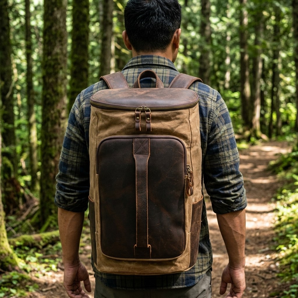 Sac à dos en toile pour ordinateur 26 L – Amsterdam — 7