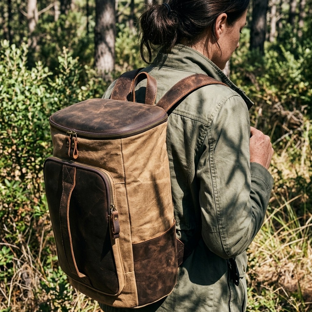 Sac à dos en toile pour ordinateur 26 L – Amsterdam — 8