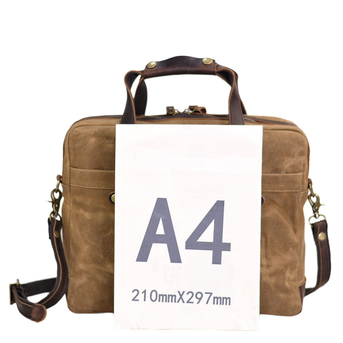 Anchorage — Waxed Canvas Briefcase, image 14