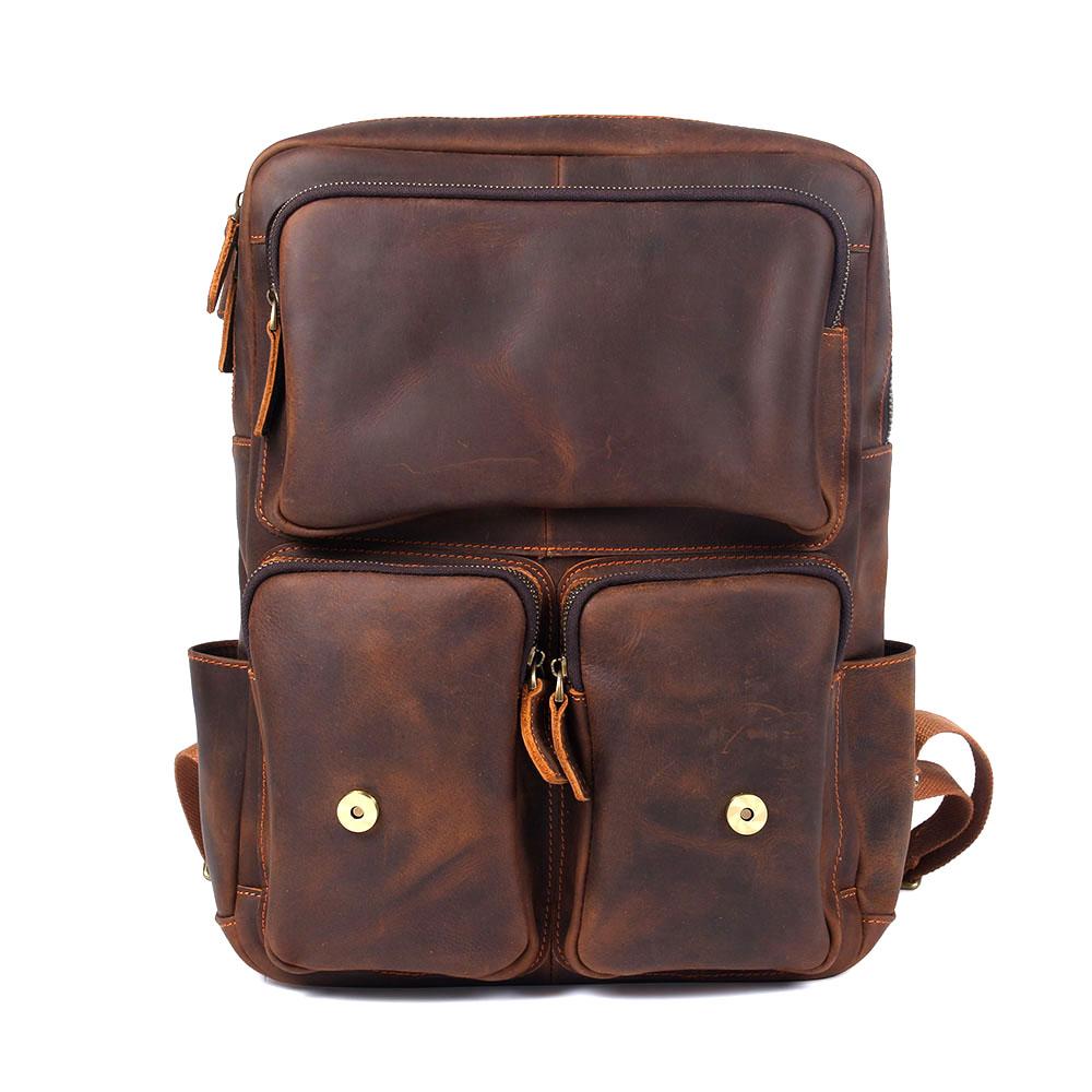 Åre — Brown Leather Rucksack, image 5