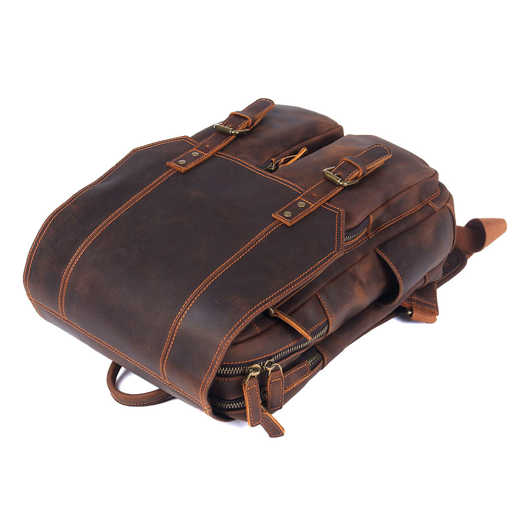 Åre — Brown Leather Rucksack, image 7