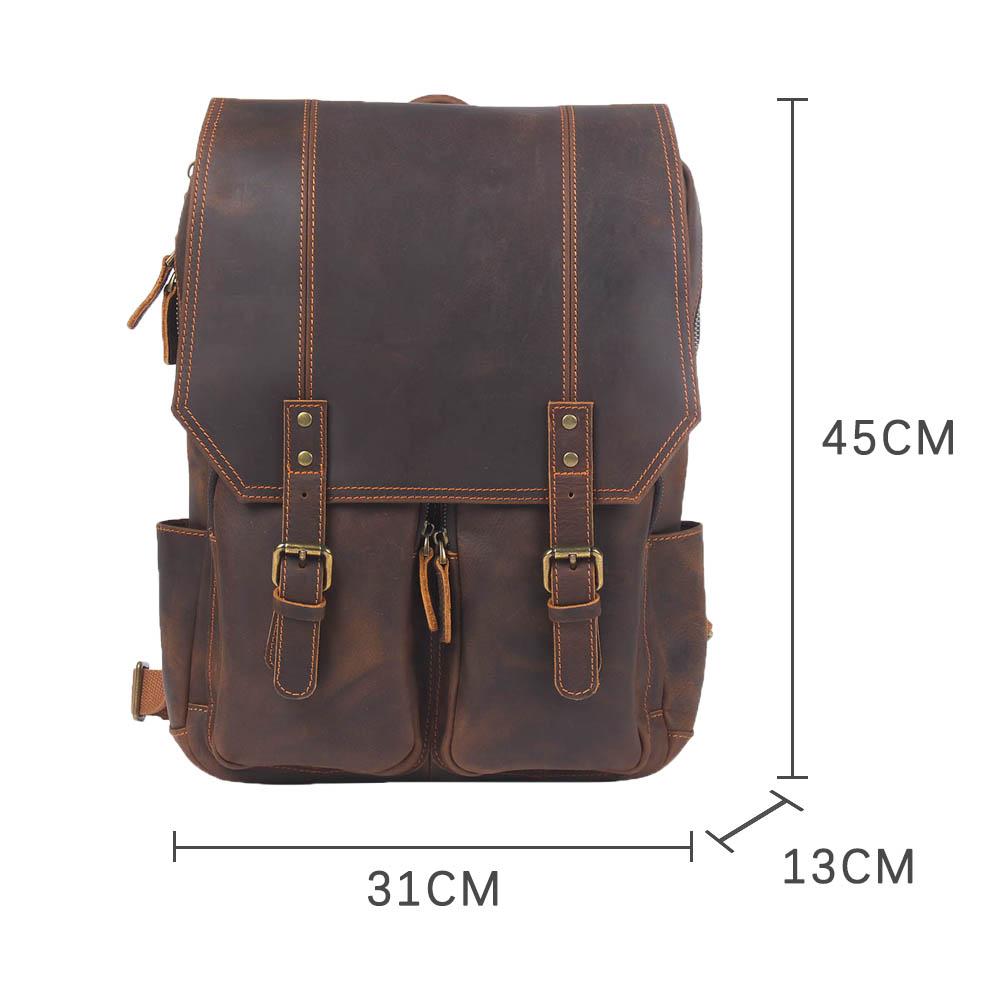 Åre — Brown Leather Rucksack, image 8