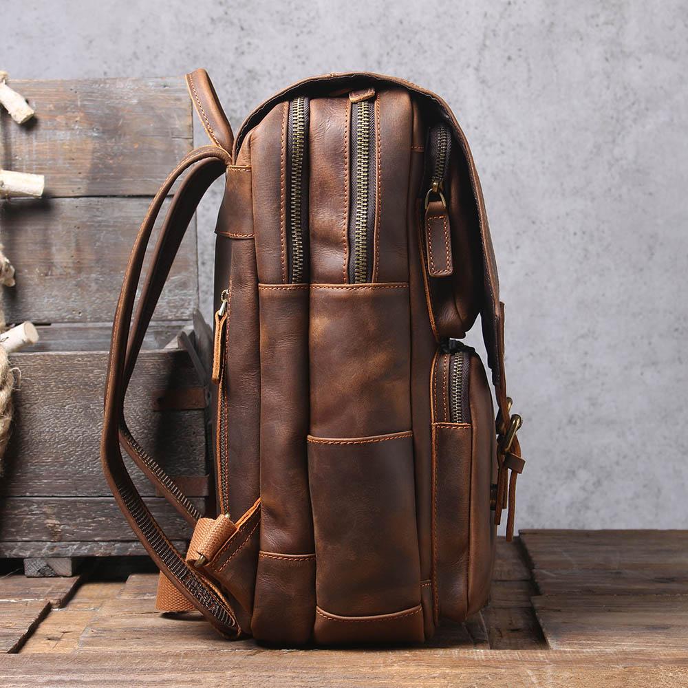 Åre — Brown Leather Rucksack, image 16