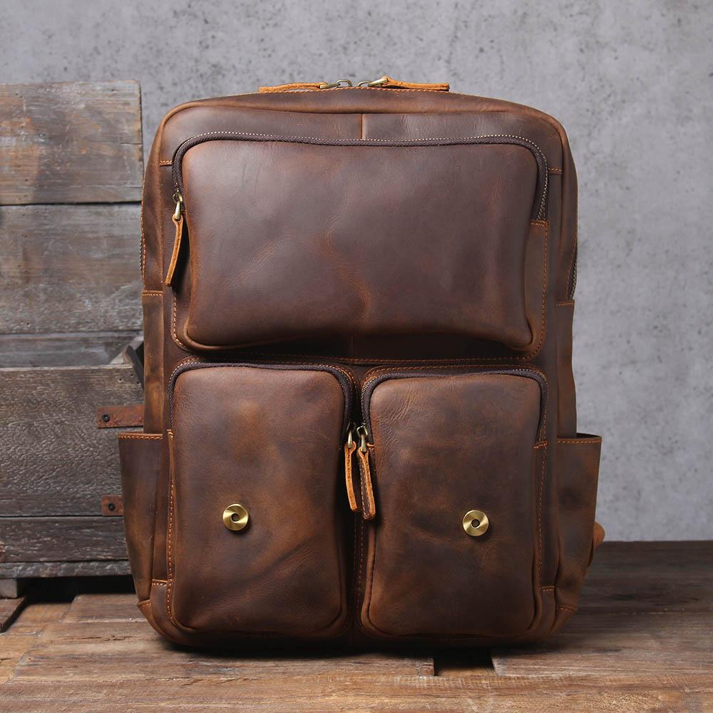 Åre — Brown Leather Rucksack, image 18