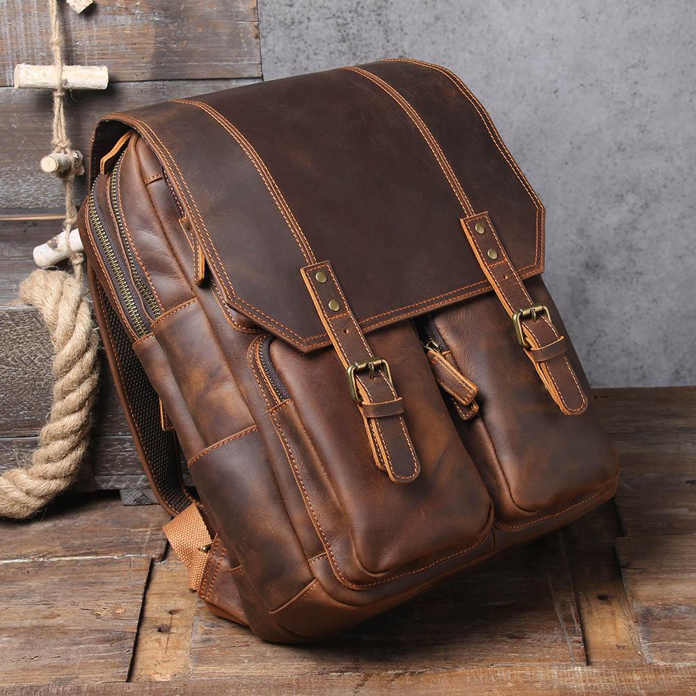 Åre — Brown Leather Rucksack, image 19