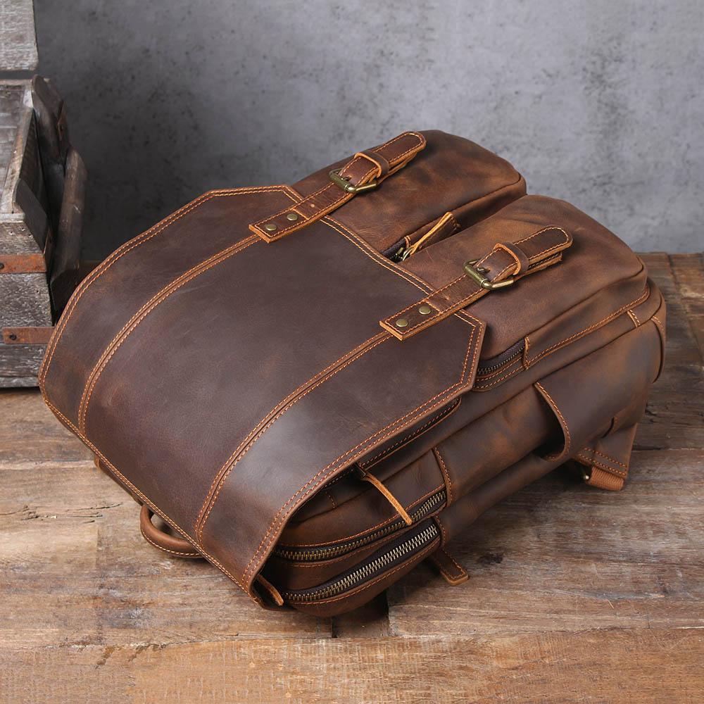 Åre — Brown Leather Rucksack, image 20