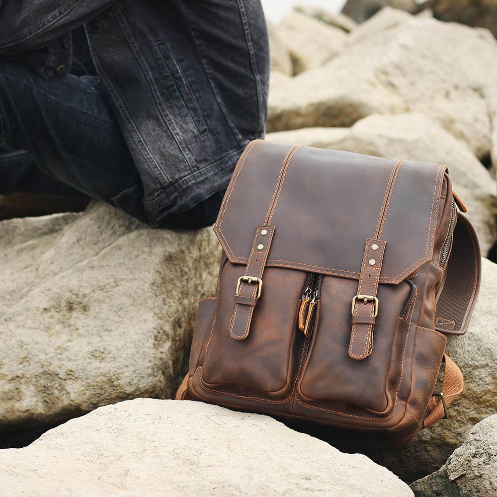 Åre — Brown Leather Rucksack, image 38