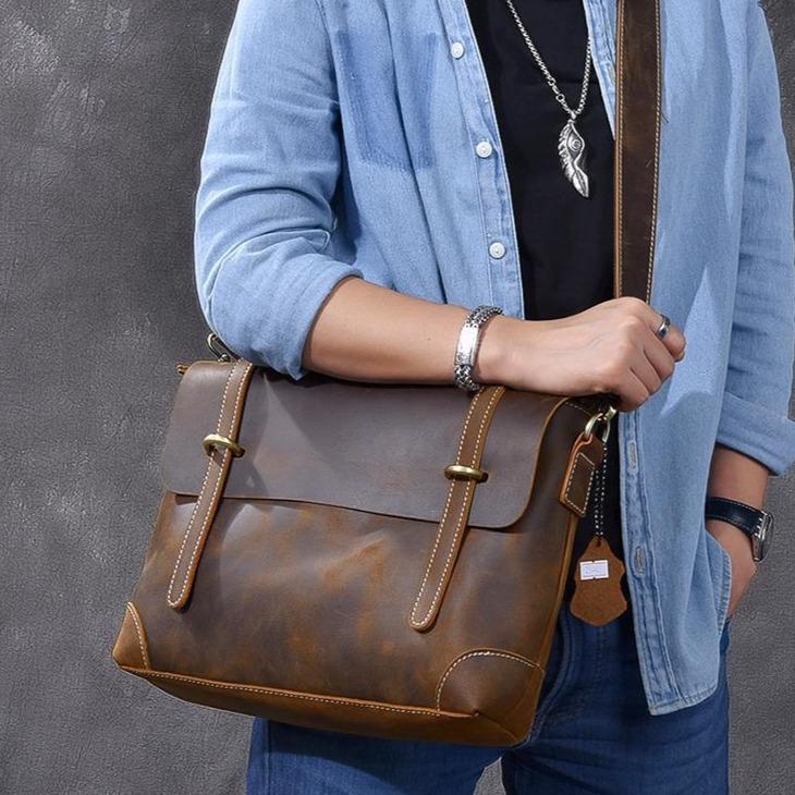 Aroha — Brown Leather Handbag, image 12