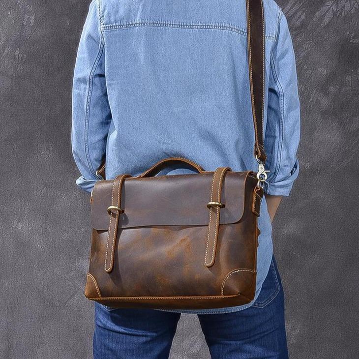 Aroha — Brown Leather Handbag, image 15