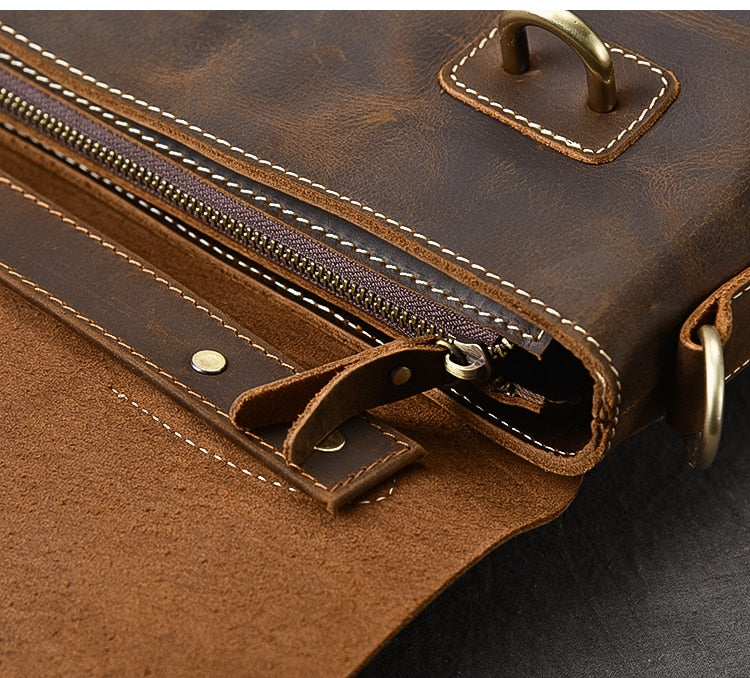 brown leather bag womens