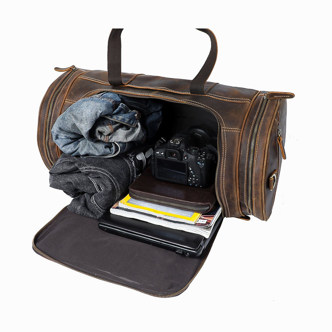 Sac de voyage en cuir 41 L – Asuncion — 8