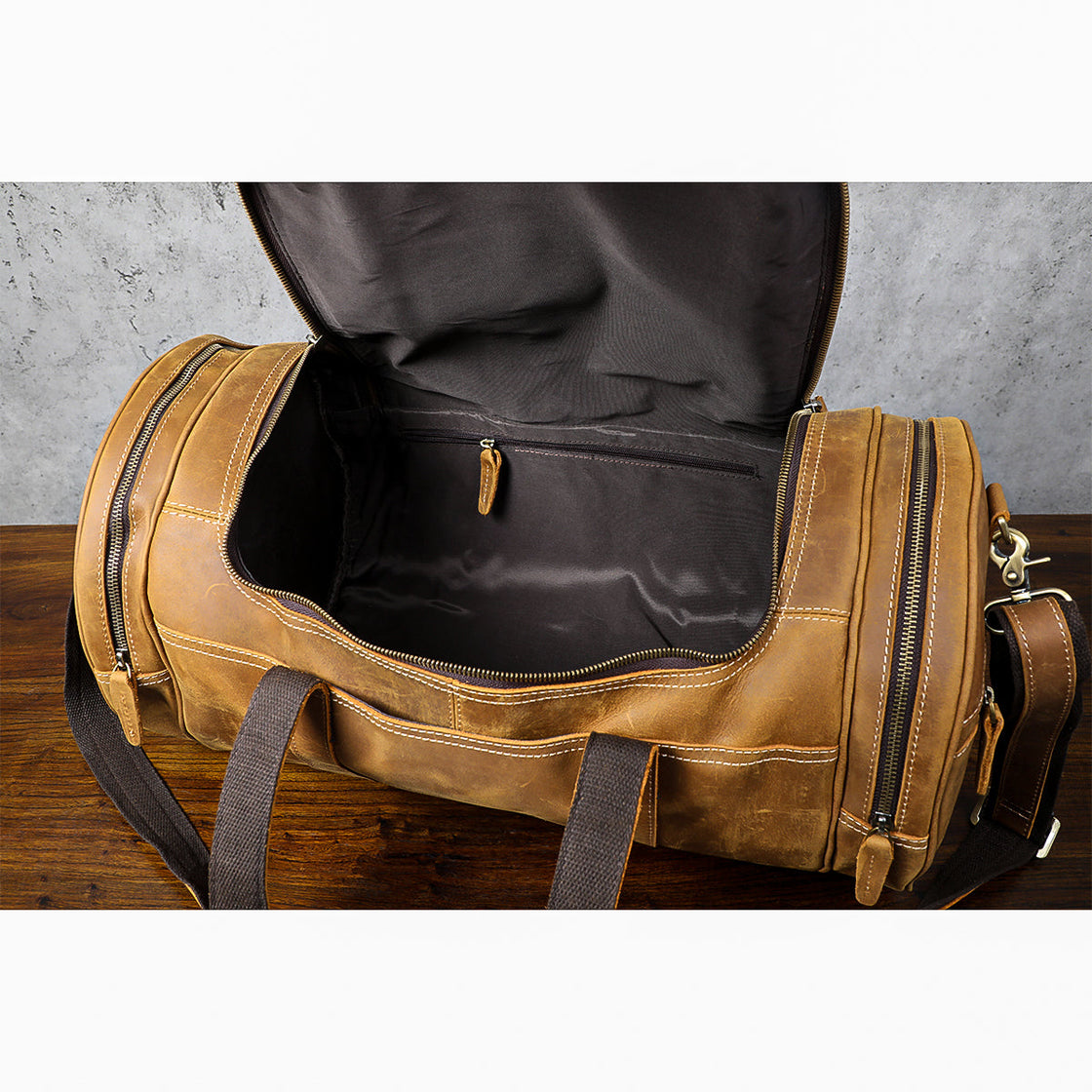 Sac de voyage en cuir 41 L – Asuncion — 26