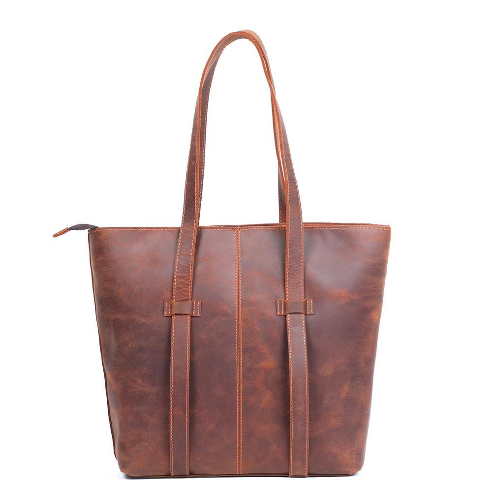 Leder-Shopper 12 L – Aurora — 2