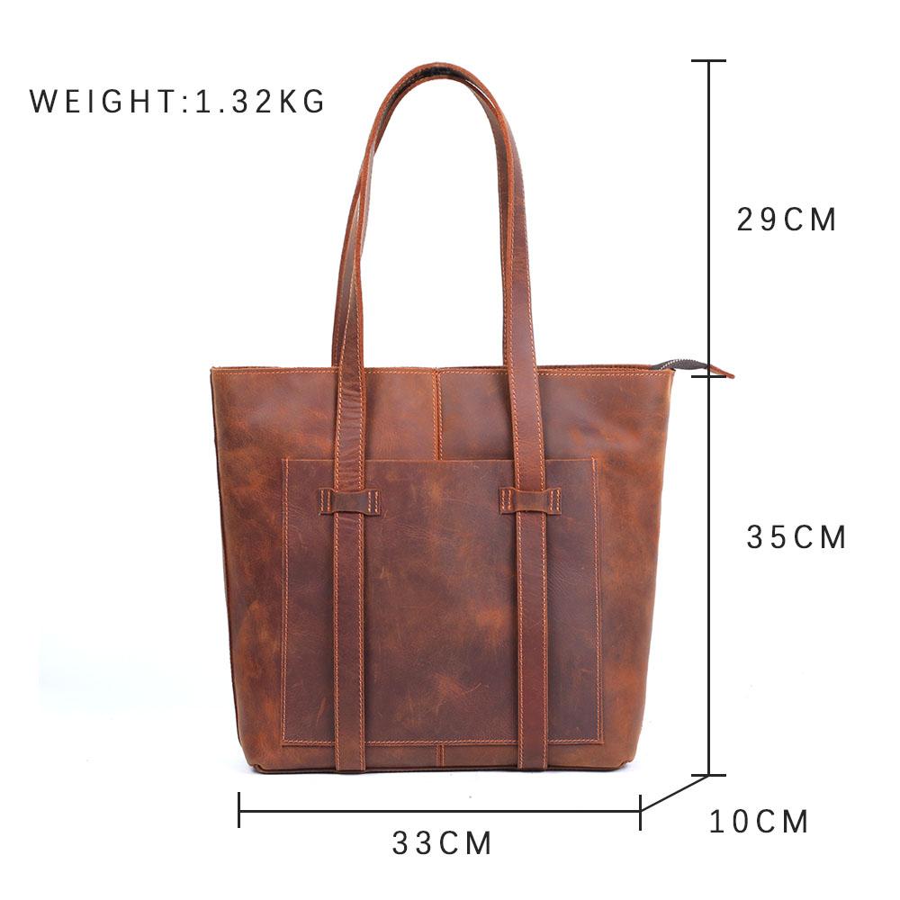 Leder-Shopper 12 L – Aurora — 4