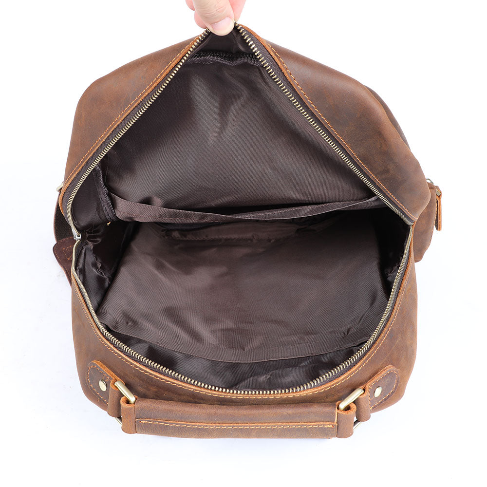 Lederrucksack mit Laptopfach 20 L – Aya — 9