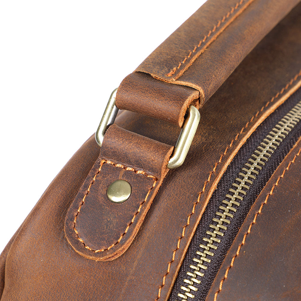 Lederrucksack mit Laptopfach 20 L – Aya — 15